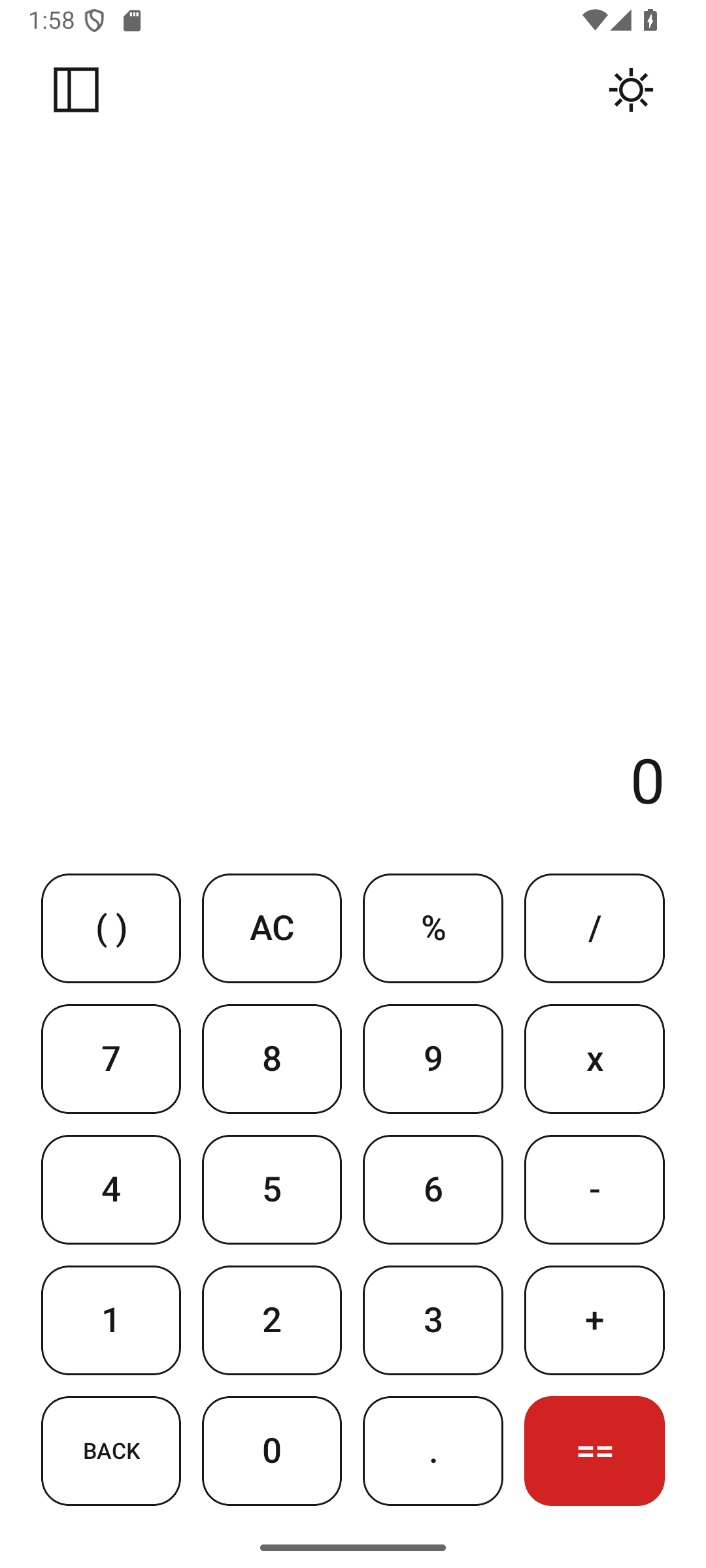 Nothing OS Calculator screenshot 1